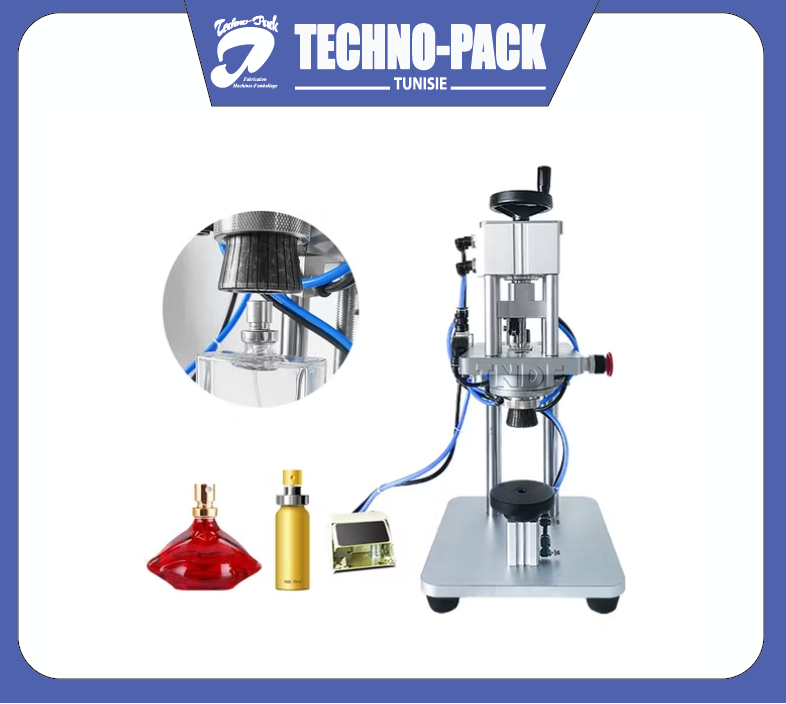 MACHINE DE CAPSULAGE SEMI-AUTOMATIQUE A TETE UNIQUE PERSONNALISEE